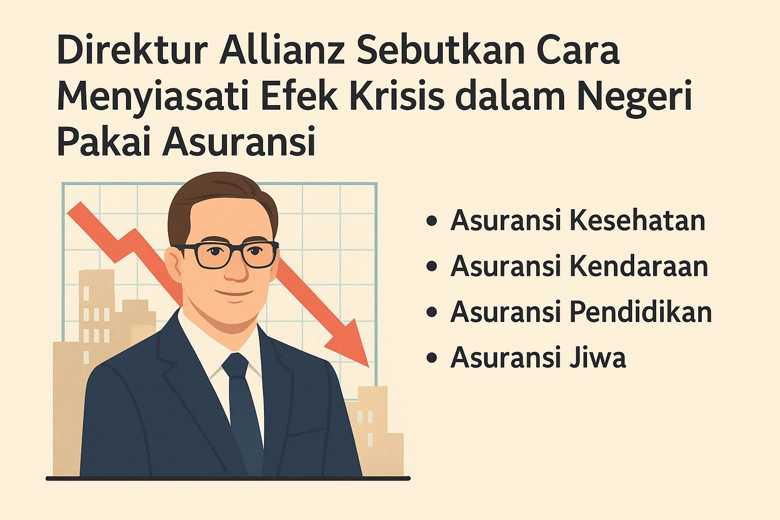 Direktur Allianz: Cara Atasi Krisis Lewat Asuransi